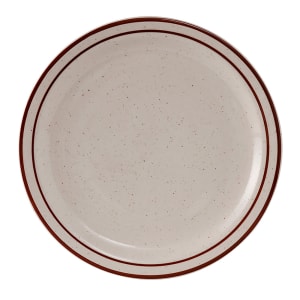424-TBS006 6 1/2" Round Bahamas Plate - Ceramic, American White