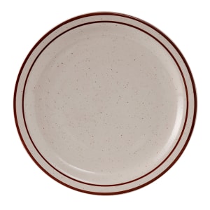 424-TBS007 7 1/4" Round Bahamas Plate - Ceramic, American White