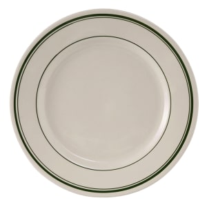 424-TGB007 7 1/8" Round Green Bay Plate - Ceramic, American White