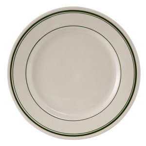424-TGB016 10 1/2" Round Green Bay Plate - Ceramic, American White