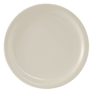 424-TNR016 10 1/2" Round Nevada Plate - Ceramic, American White