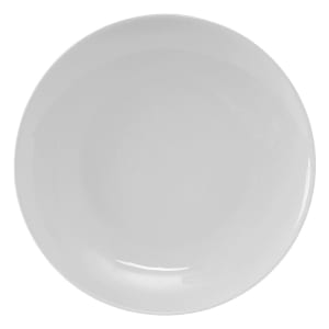 424-VPA071 7 1/8" Round Florence Plate - Ceramic, Porcelain White