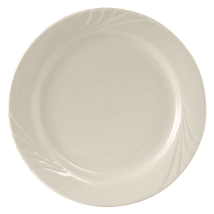 424-YEA062 6 1/4" Round Monterey Plate - Ceramic, American White