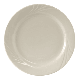 424-YEA102 10 1/4" Round Monterey Plate - Ceramic, American White