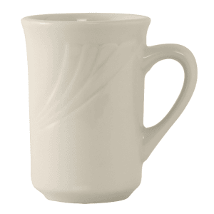 424-YEM080 7 1/2 oz Monterey Mug - Ceramic, American White