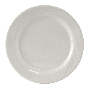424-YPA090 9" Round Sonoma Plate - Ceramic, Porcelain White
