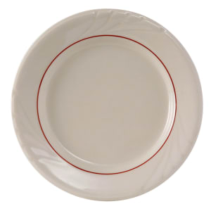 424-YBA090 9" Round Monterey Plate - Ceramic, Eggshell