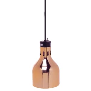 546-IFW6610PB 86 1/2" Ceiling Mount Heat Lamp w/ Standard Cord - Lower Switch, Polished Bras...