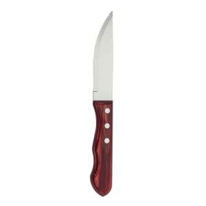 264-840529R 4 3/4" Big Red Steak Knife w/ Polywood Handle