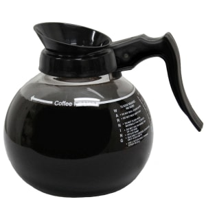 965-70180100306 64 oz Regular Coffee Decanter w/ Black Plastic Handle
