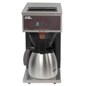 965-CAFE0PP10A000 Airpot PourOver Coffee Brewer w/ (1) Lower Warmer, 1 9/10 L Capacity, Manual Fi...