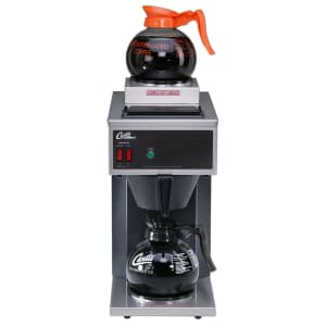 965-CAFE2DB10A000 Airpot PourOver Coffee Brewer w/ (1) Lower & (1) Upper Warmer, 1 9/10 L Cap...