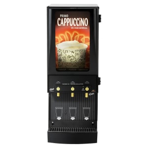 965-CAFEPC3CL10000 Cappuccino Machine w/ (1) 4 lb Hopper & (3) Dispenser, 120v