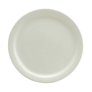 324-F9000000127 7 1/2" Round Buffalo Plate - Porcelain, Cream White