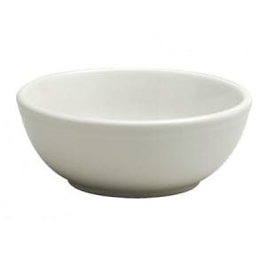 324-F9010000731 12 oz Round Buffalo Nappie Bowl - Porcelain, Cream White