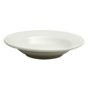 324-F9010000741 24 1/4 oz Round Buffalo Soup Bowl - Porcelain, Cream White