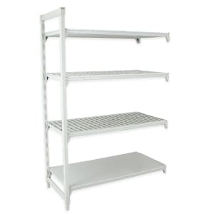144-CPA246064VS4480 60" NSF 4-Tier Polymer Shelf Kit - Camshelving® Premium, 24"W, 64"H