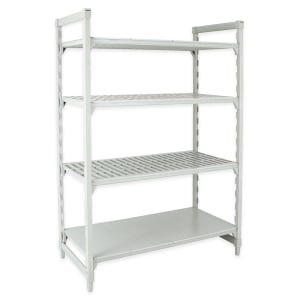 144-CPU182464VS4480 Camshelving Premium Vented/Solid Shelving Unit - 4 Shelves, 24"L x 18"W x 64"H