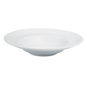 324-F8010000748 32 oz Round Buffalo Pasta Bowl - Porcelain, Bright White