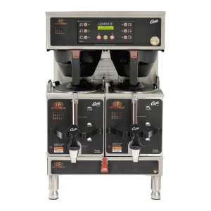 965-GEMTIF10A1000 Automatic Twin Coffee Brewer w/ (2) Lower Warmer & Hot Water Faucet, 220v/1...