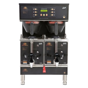 965-GEMTIF10B1000 Automatic Twin Coffee Brewer w/ (2) Lower Warmer & Hot Water Faucet, 220v/1...