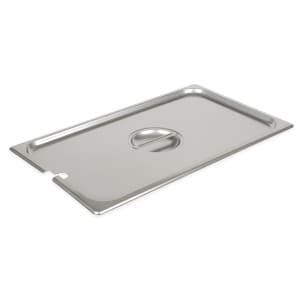158-CP8002NC Full-Sized Steam Pan Cover - Notched, Stainless