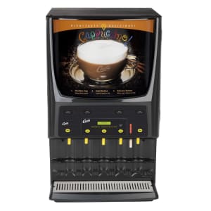 965-PCGT5800 Cappuccino Machine w/ (3) 5 lb & (2) 10 lb Hoppers & (5) Dispensers, 120v