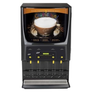 965-PCGT5DV Cappuccino Machine w/ (3) 5 lb & (2) 10 lb Hoppers & (5) Dispensers, 220v