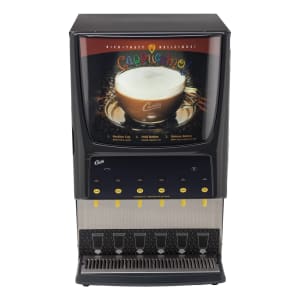 965-PCGT6 Cappuccino Machine w/ (2) 3 lb & (1) 10 lb Hoppers & (6) Dispensers, 120v