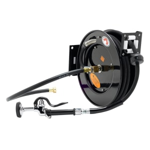 064-5HR34201GH Hose Reel, 50 ft x 1/2 in, 5SV-H Spray Valve, 3 ft Connector Hose