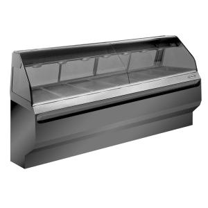 139-ED2SYS96SS 96" Halo Heat® Full Service Hot Food Display - Curved Glass, 120/208-240v/1ph...