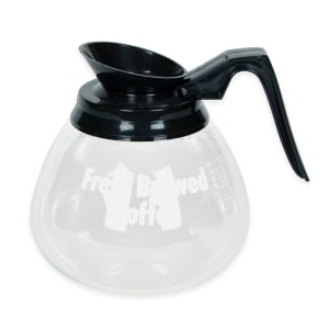 131-98005 Regular Coffee Decanter - Glass, Black Handle