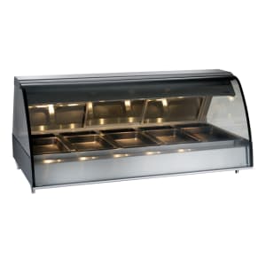 139-TY272BLK 72" Full Service Countertop Heated Display Case - (5) Pan Capacity, 120v/208 24...