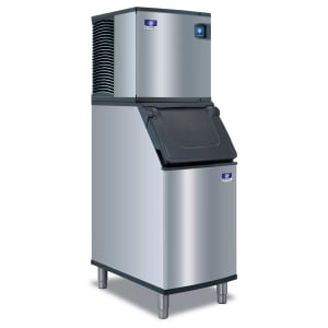 Manitowoc Ice IYT0420A/D420 460 lb Indigo NXT™ Half Cube Ice Machine w/ Bin - 383 lb Storage, Air Cooled, 115v