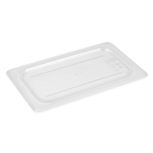 144-40CWC135 Camwear Food Pan Cover - 1/4 Size, Flat, Clear