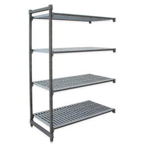 144-CBA244872V4580 Camshelving Basics Vented Add-On Shelving Unit - 4 Shelves, 48"L x 24"W x 72"H