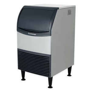 Scotsman CU0920MA-1 20&quot;W Full Cube Undercounter Ice Machine - 100 lbs/day, Air Cooled, Gravity Drain, 115v