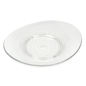634-92398 Oval Snack Plate, 8" x 6 7/8" x 1", Plastic