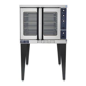 066-E101GNG Single Full Size Natural Gas Convection Oven - 40,000 BTU 