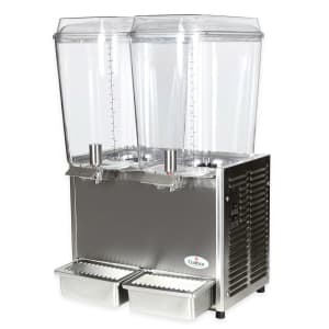 Crathco C-2D-16 G-Cool Double 5 Gallon Bowl Premix Cold Beverage Dispenser  - 120V