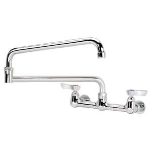 381-12824L Splash Mount Faucet w/ 24" Double Jointed Swing Nozzle 