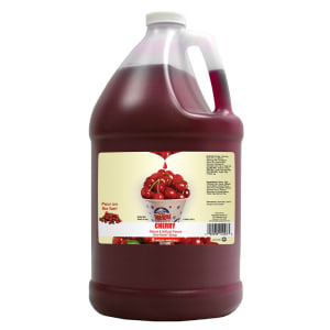 231-1223 Cherry Snow Cone Syrup, Ready-To-Use, (4) 1 gal Jugs