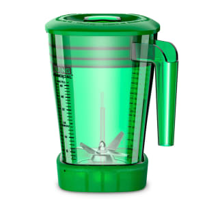 141-CAC93X12 48 oz The Raptor™ Blender Container for MX Series Blenders - Copolyester, Green