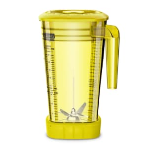141-CAC9503 64 oz The Raptor™ Blender Container for MX Series Blenders - Copolyester, Yellow