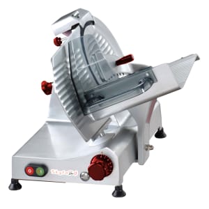 248-SSI12E Manual Meat & Cheese Slicer w/ 12" Blade, Belt Driven, Aluminum, 1/3 hp