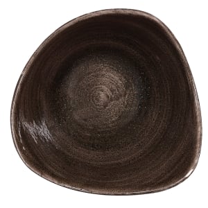 893-PAIBTRB61 9 oz Triangular Patina Bowl - Ceramic, Iron Black