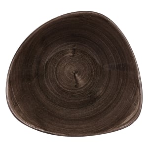 893-PAIBTRB91 21 oz Triangular Patina Bowl - Ceramic, Iron Black