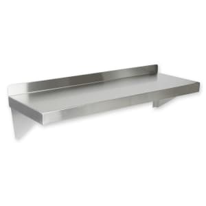924-SIFWS2412SS Solid Wall Mounted Shelf, 24"W x 12"D, Stainless