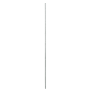 924-SIMP06CH 6 3/4" Mobile Chrome Post, Casters Sold Separately
