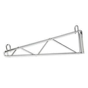 924-SISS14SGLCH 14" Wire Wall-Mount Shelf Bracket, Chrome